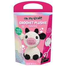 White Smoke Oh My Craft Midi Crochet Plushie - Colin Cow Crochet