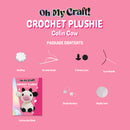 Hot Pink Oh My Craft Midi Crochet Plushie - Colin Cow Crochet