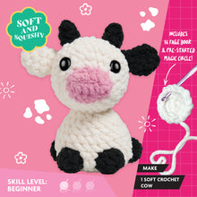 Pale Violet Red Oh My Craft Midi Crochet Plushie - Colin Cow Crochet