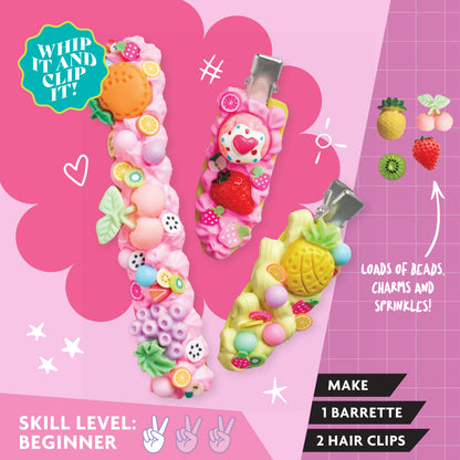 Misty Rose Oh My Craft Hair Clips Whipped Clay Kit Clay