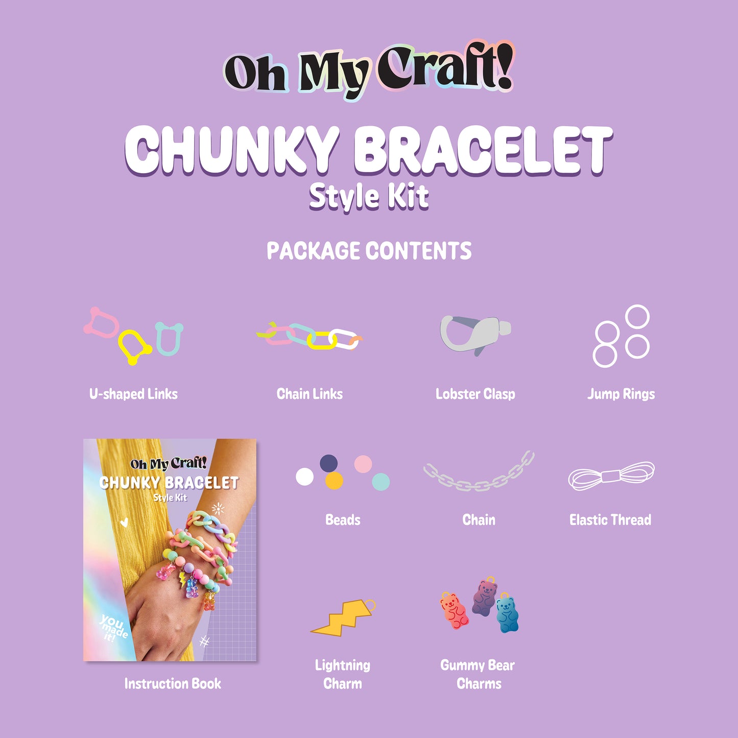 Plum Oh My Craft Chunky Bracelet Style Kit