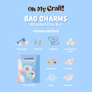 Light Blue Oh My Craft Bag Charms Whipped Clay Kit Clay