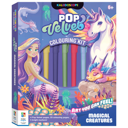 White Smoke Kaleidoscope Pop Velvet Colour Mythical Kit Kids Craft Kits