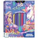 White Smoke Kaleidoscope Pop Velvet Colour Mythical Kit Kids Craft Kits