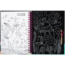 Black Unicorn Magic Scratch Art in racks Kids Activities
