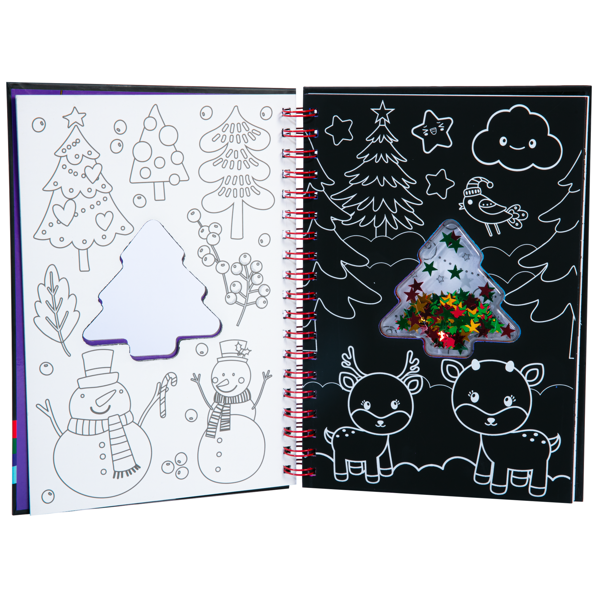 Lavender Scratch Art Sparkles I Love Christmas Activity Book Kids Activities