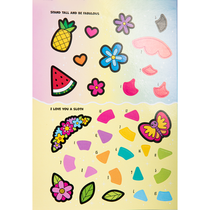 Wheat Sticker by Numbers: Cute Animals Colour & Activity