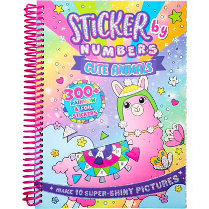 Thistle Sticker by Numbers: Cute Animals Colour & Activity