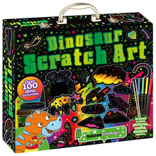 White Smoke Ultimate Scratch Art - Dinosaur Kids Craft Kits