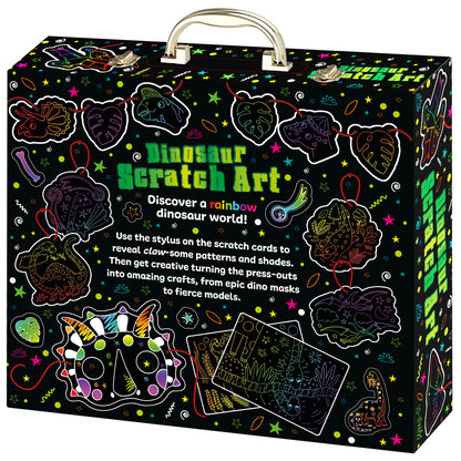 Black Ultimate Scratch Art - Dinosaur Kids Craft Kits