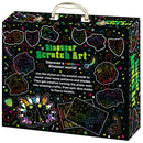 Black Ultimate Scratch Art - Dinosaur Kids Craft Kits