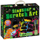 White Smoke Ultimate Scratch Art - Dinosaur Kids Craft Kits