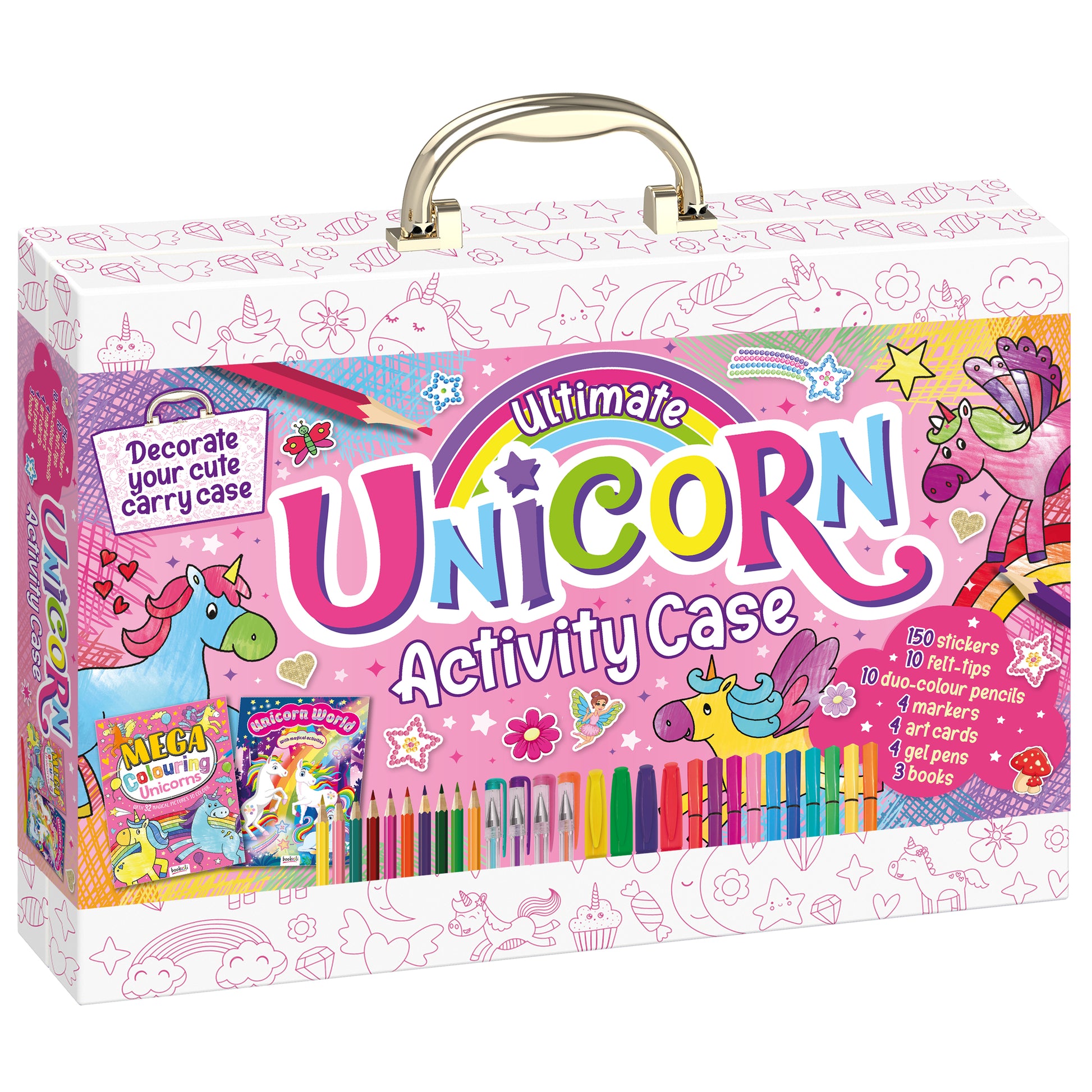 White Smoke Ultimate Play Case - Unicorn Activity Kids Craft Kits