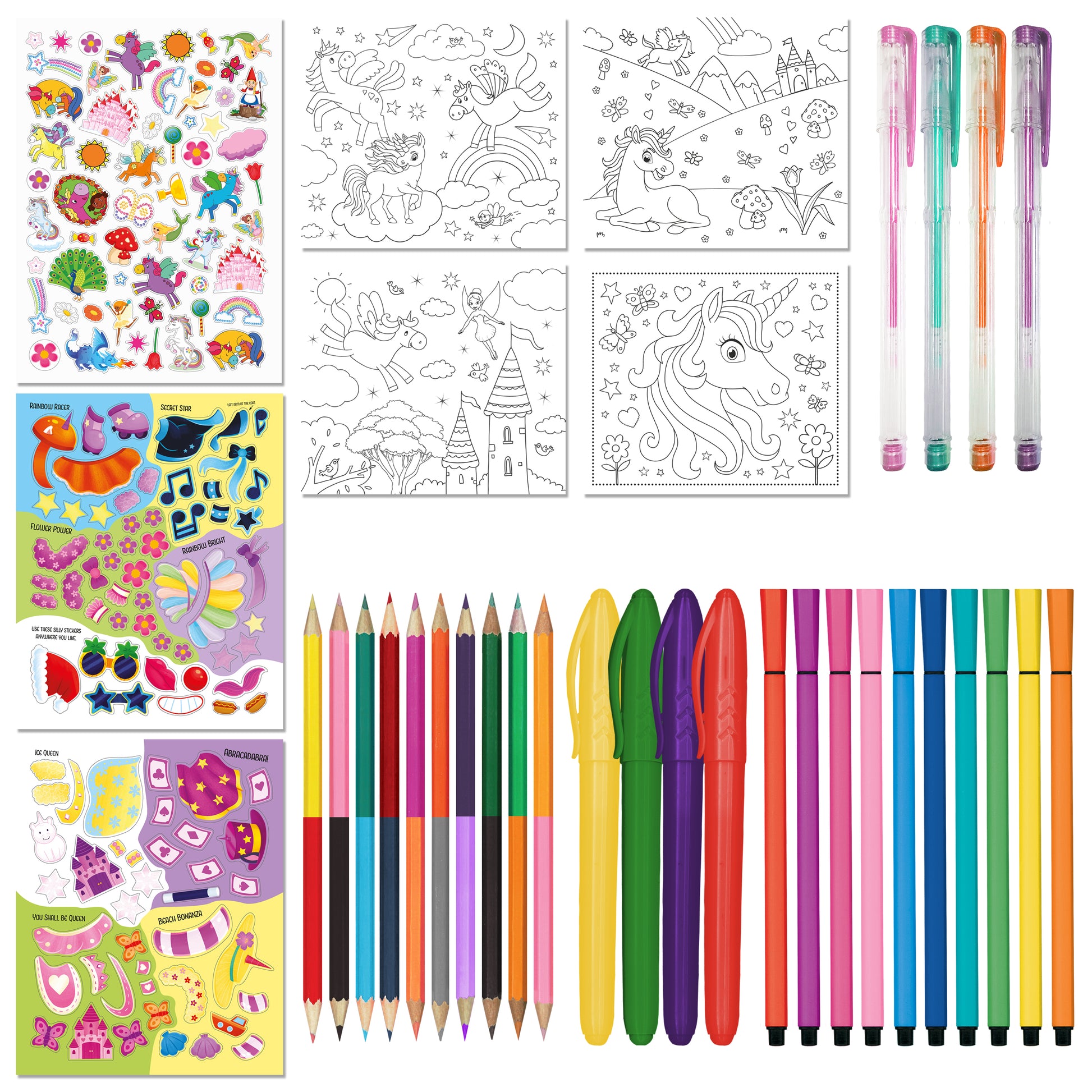 White Smoke Ultimate Play Case - Unicorn Activity Kids Craft Kits