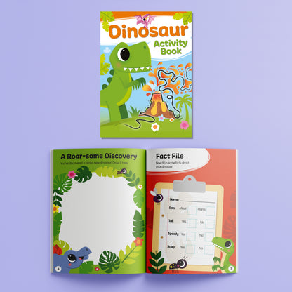Light Steel Blue Ultimate Play Case - Dinosaur Activity Kids Craft Kits