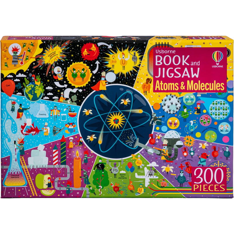 Goldenrod Usborne Book and Jigsaw Atoms & Molecules Kids Activities