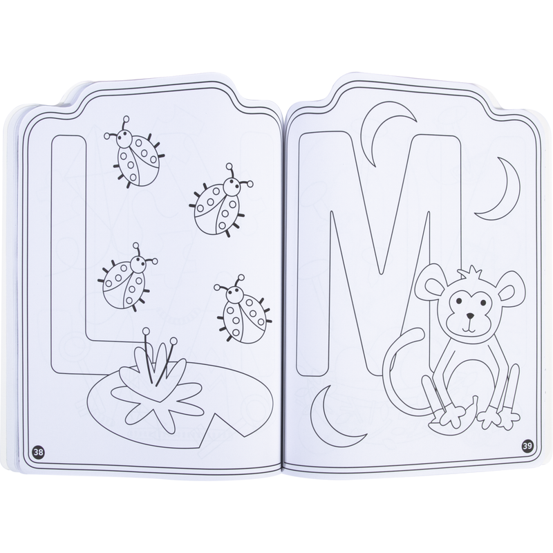 Lavender MY FAVOURITE ABC Colouring Book Kids Activities