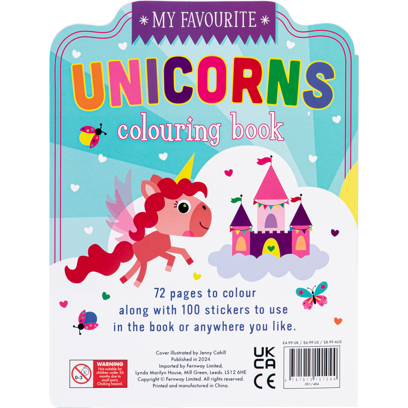 Steel Blue MY FAVOURITE Unicorn Kids Activities