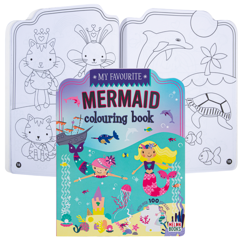 Steel Blue MY FAVOURITE Mermaid Kids Activities