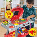 Light Gray Play-Doh Sizzlin Grill Playset Kids Clay, Dough & Modelling