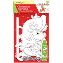 Firebrick Teacher's Choice Christmas Reindeer Garland Cut Outs 10pc Christmas