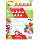 Dark Khaki Teacher's Choice Christmas Reindeer Garland Cut Outs 10pc Christmas