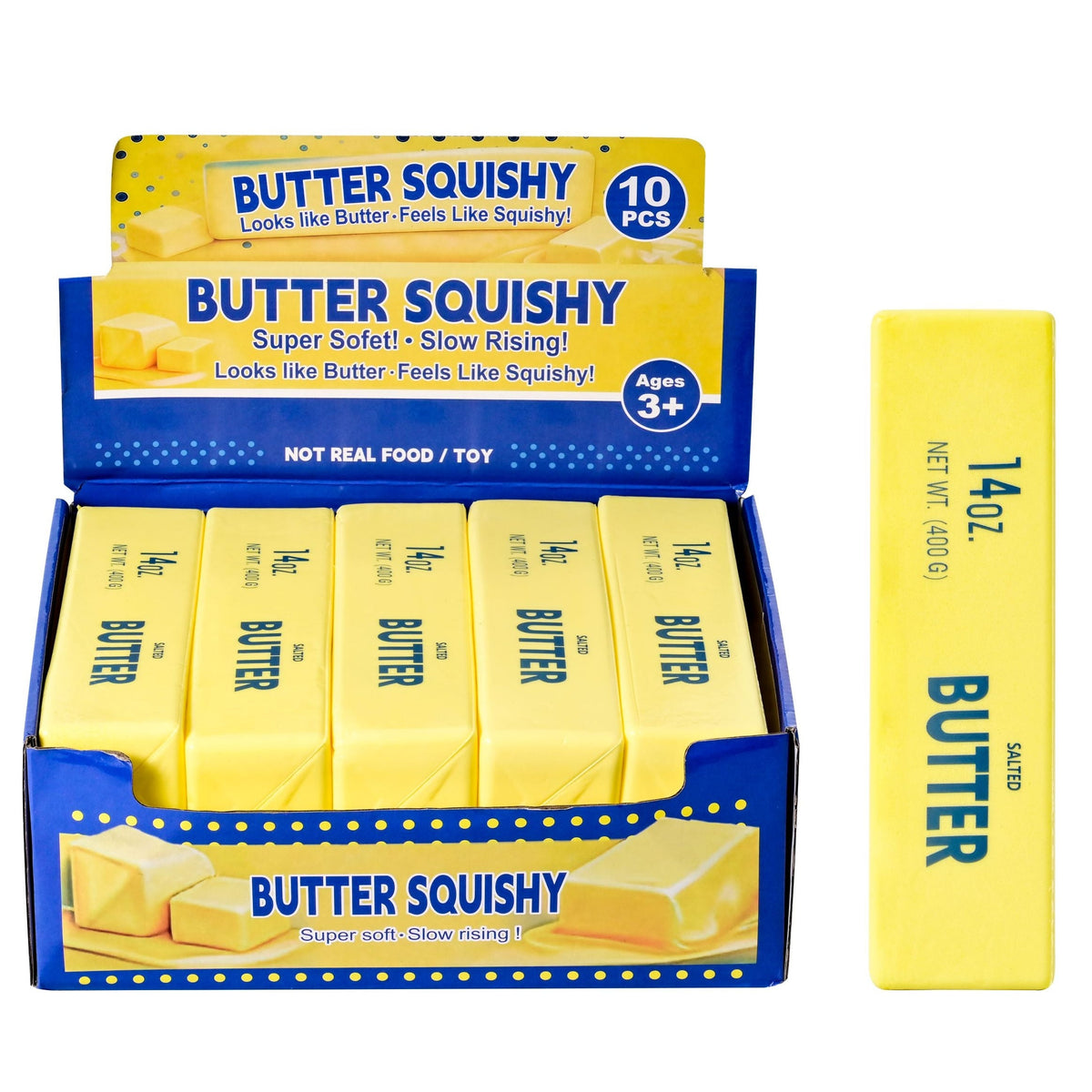 White Smoke Squishy Mega Butter Slow Rise Squish Squishy & Squeeze