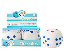 White Smoke Squishy Jumbo Dice Squishy & Squeeze