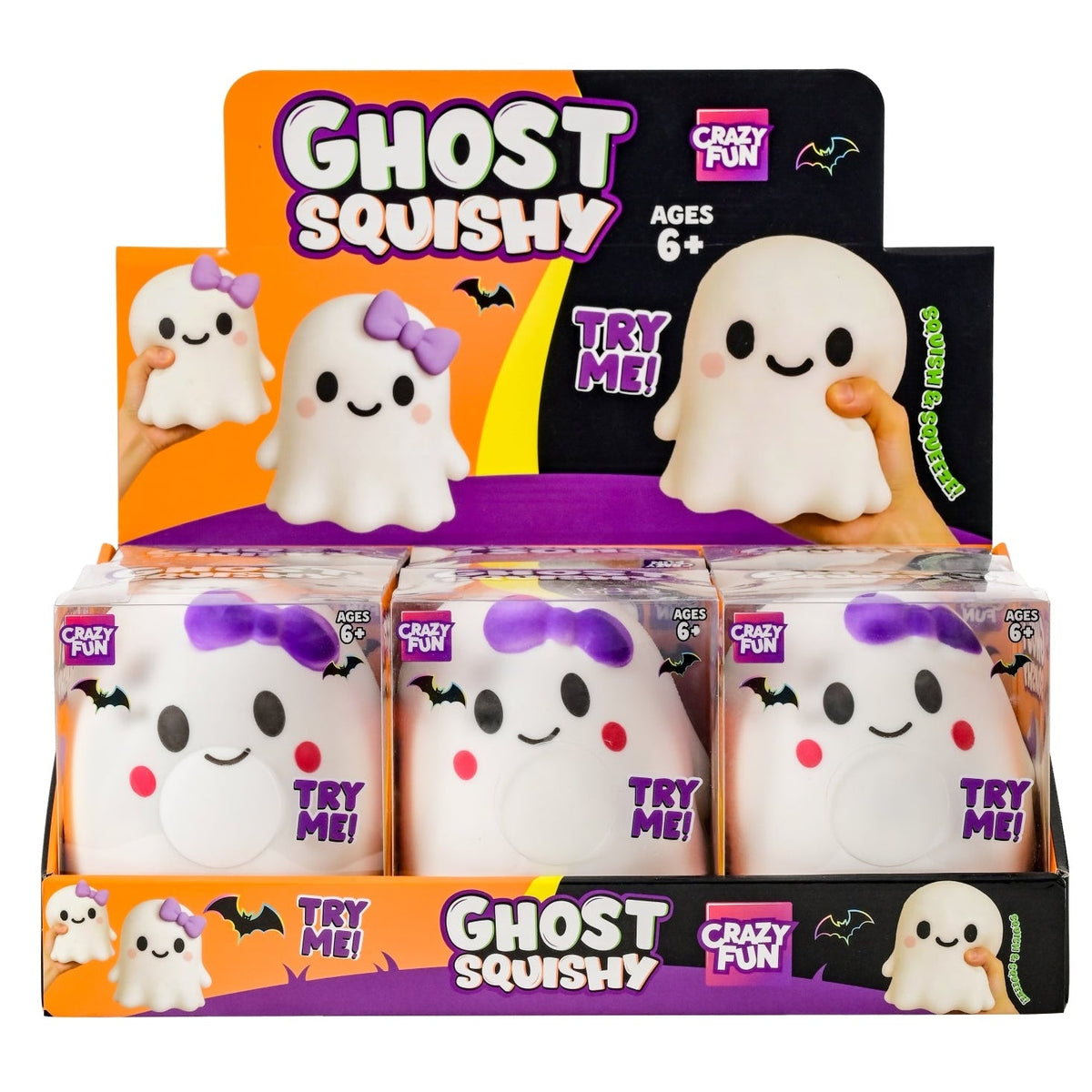 White Smoke Squishy Jumbo Boy Ghost Squishy & Squeeze
