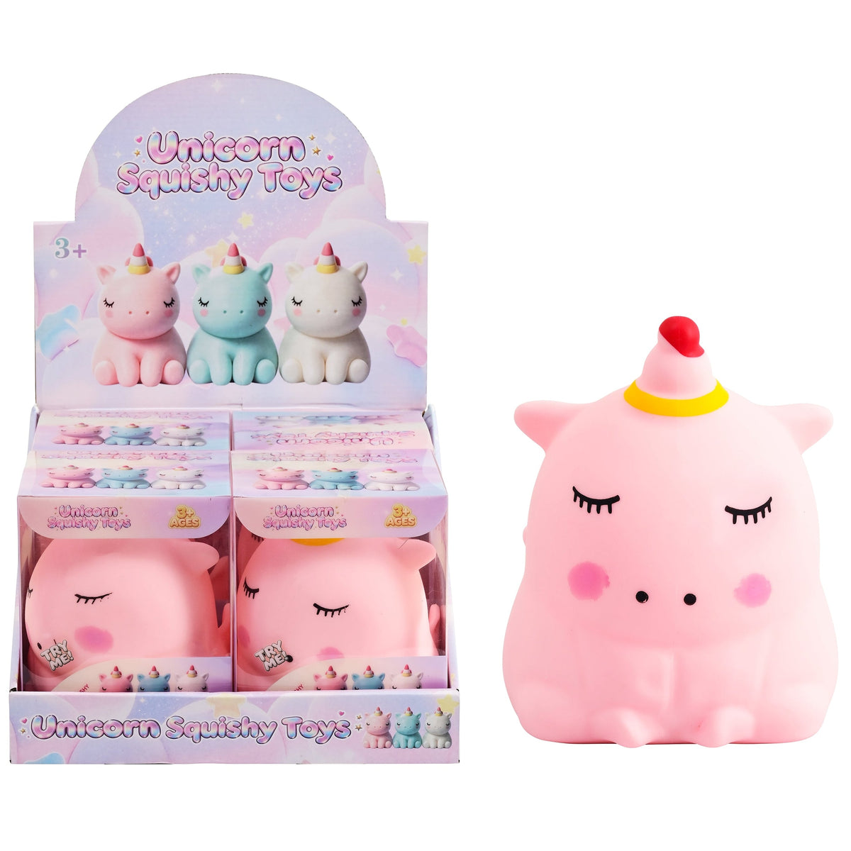 White Smoke Squishy Jumbo Unicorn Assorted Squishy & Squeeze