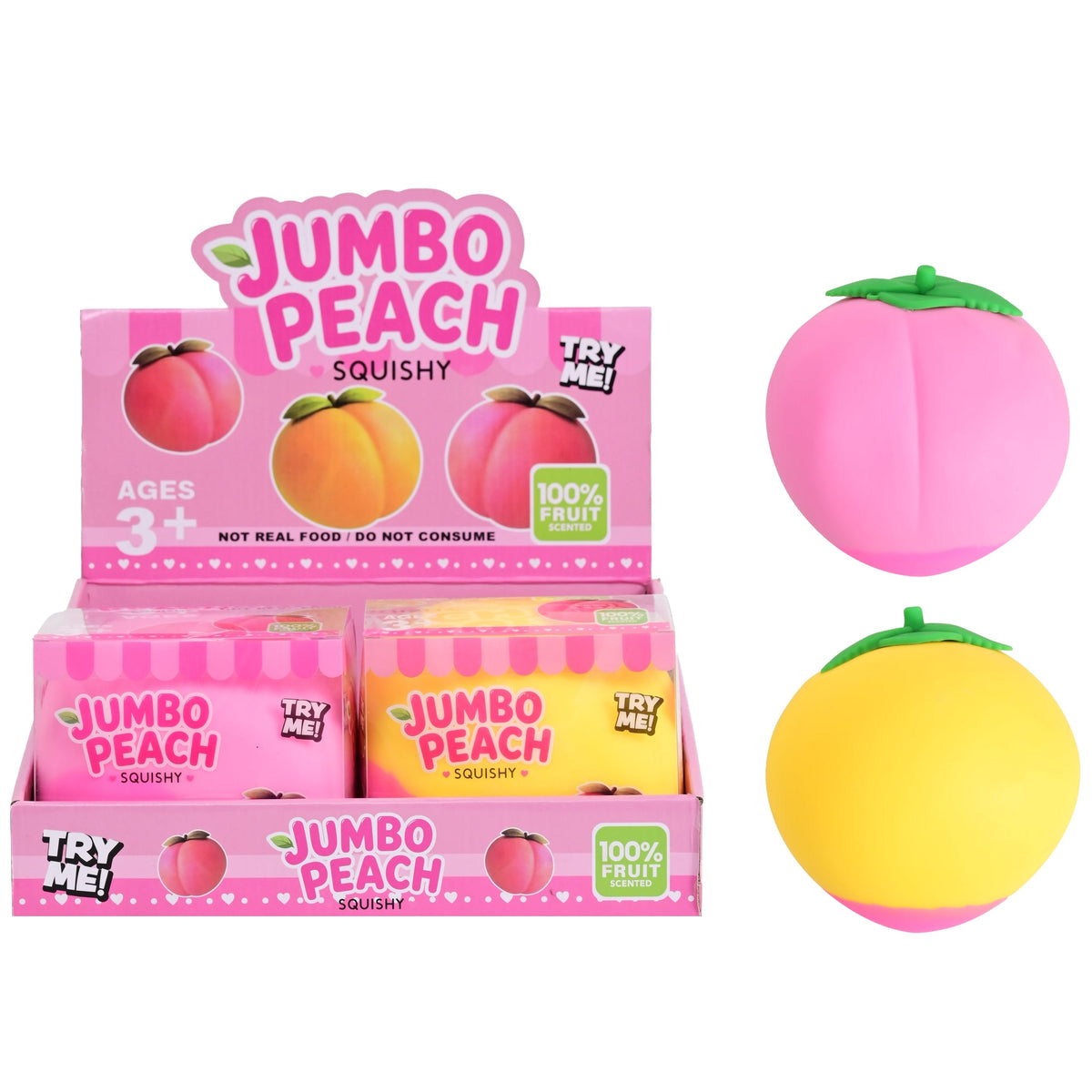 White Smoke Squishy Jumbo Peach Assorted Squishy & Squeeze