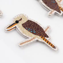 White Smoke Aarbee Australian Kooka Stickers 6Pcs Paper Craft