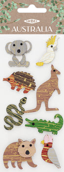 Seashell Aarbee Australian Wildlife Stickers Paper Craft