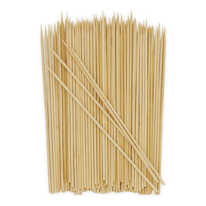 Dark Khaki Wood Bamboo Skewers 100Pc Kids Craft Basics