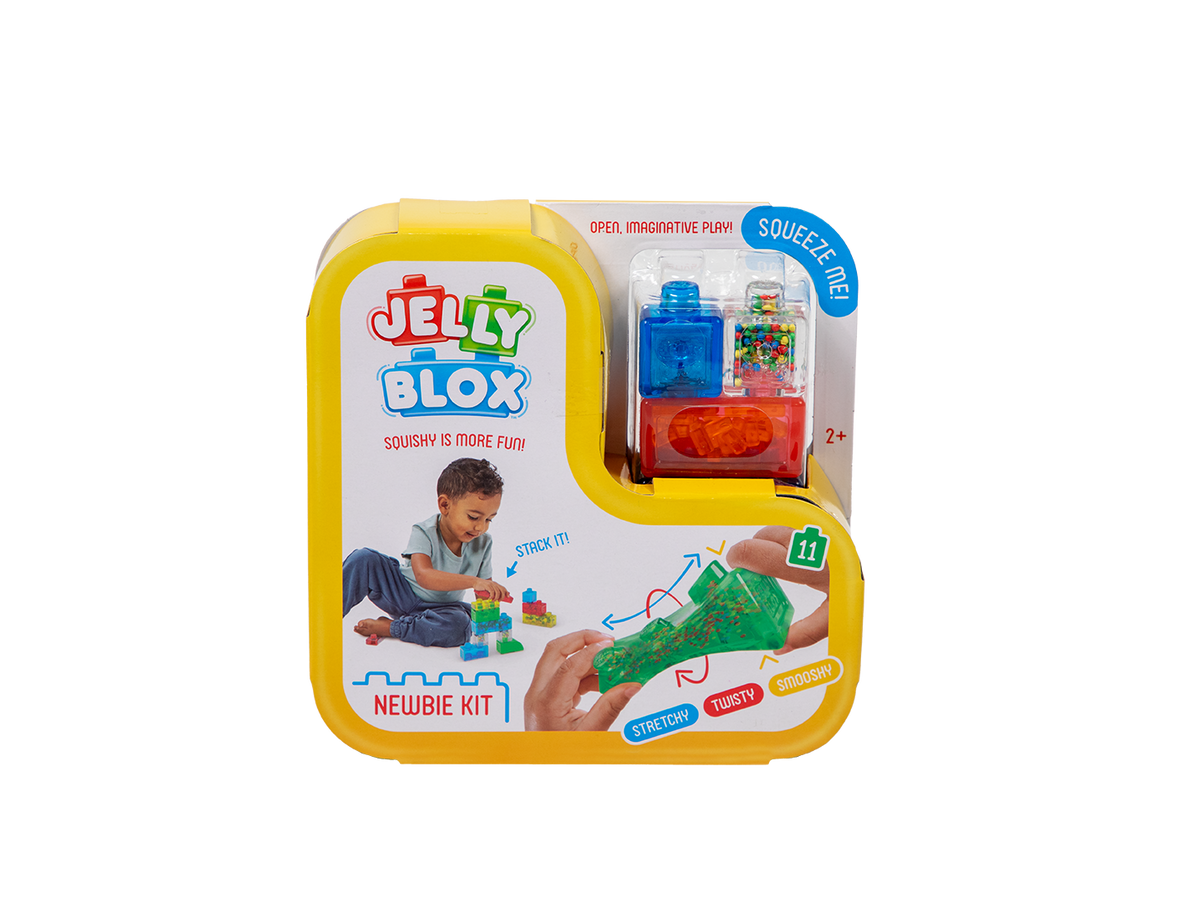 Light Gray Jelly Blox - Newbie Kit Sensory Building & Construction Toys