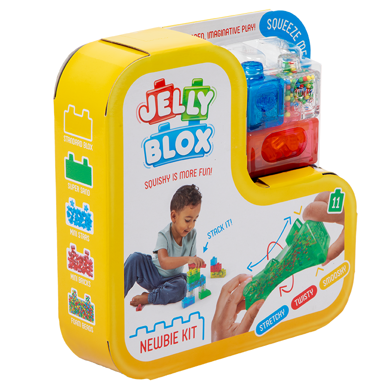 Black Jelly Blox - Newbie Kit Sensory Building & Construction Toys