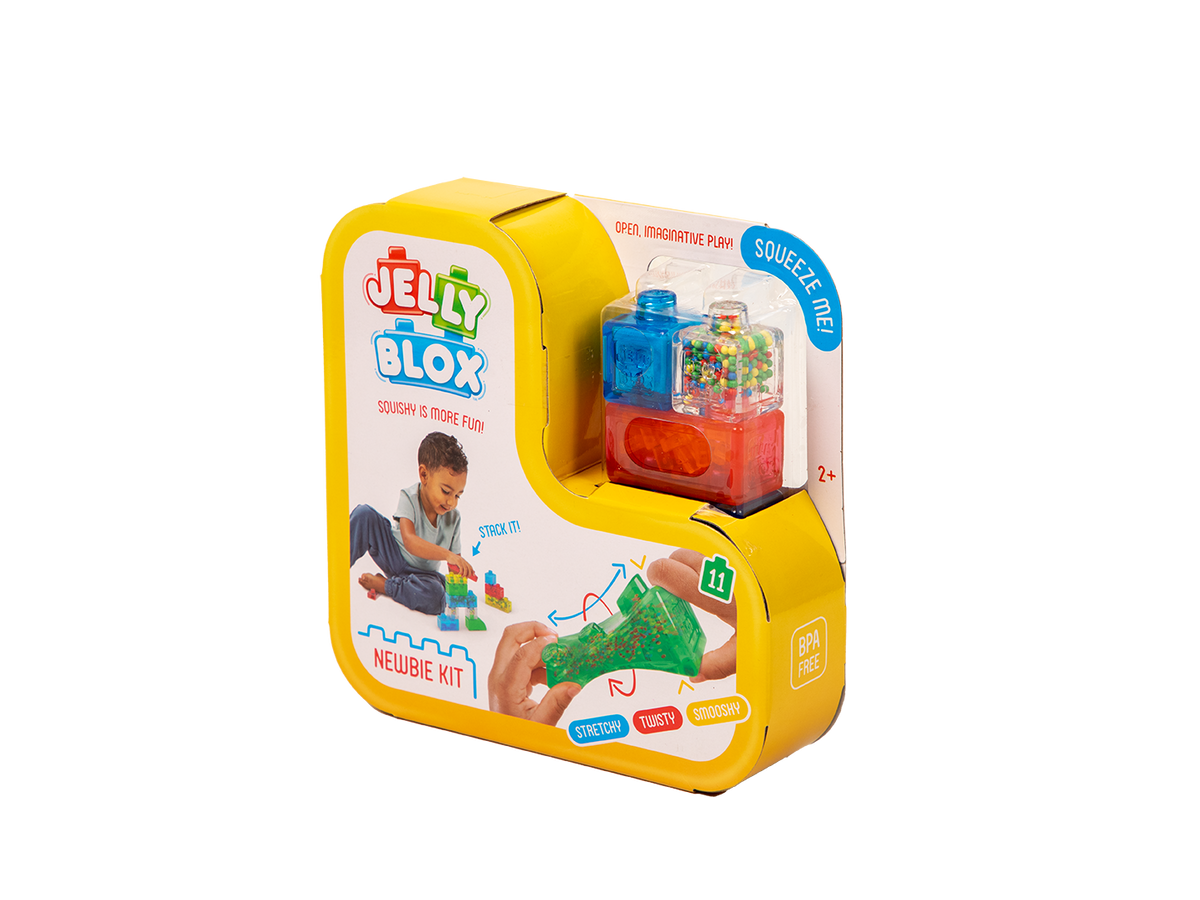 Black Jelly Blox - Newbie Kit Sensory Building & Construction Toys