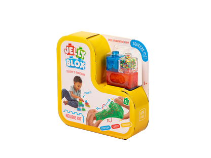 Black Jelly Blox - Newbie Kit Sensory Building & Construction Toys