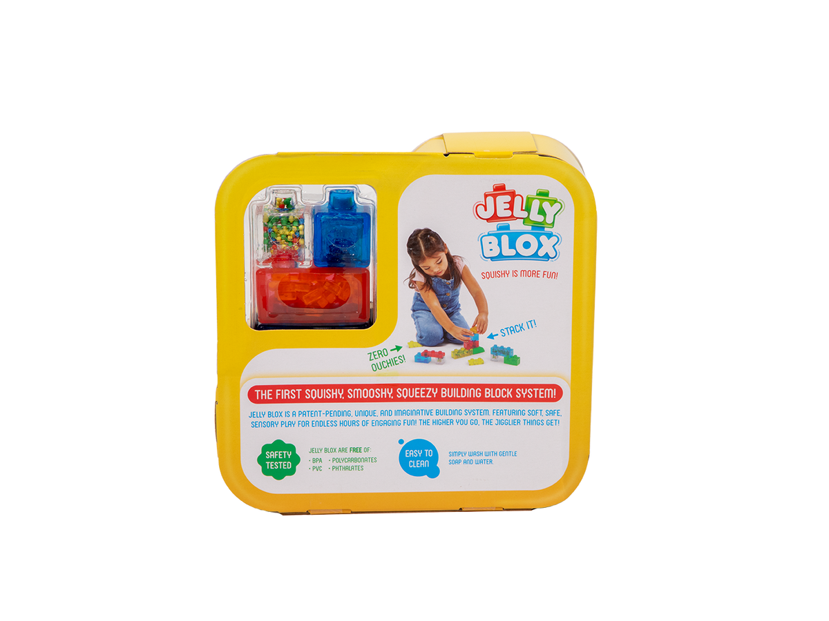 Light Gray Jelly Blox - Newbie Kit Sensory Building & Construction Toys