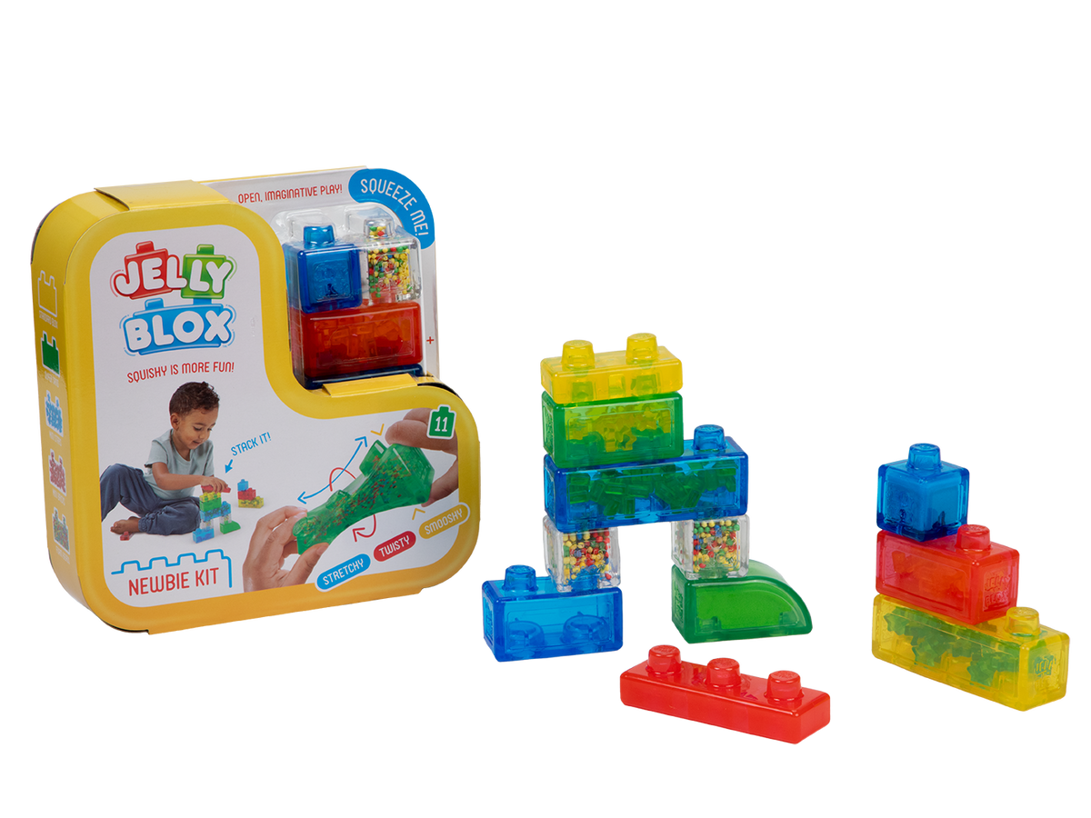 Black Jelly Blox - Newbie Kit Sensory Building & Construction Toys