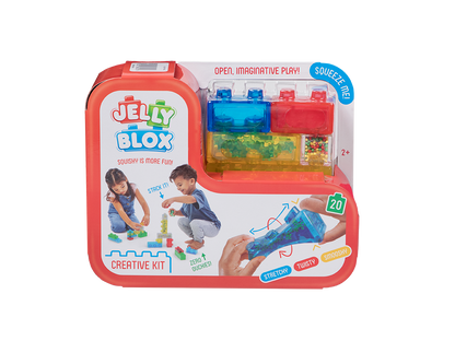 Light Gray Jelly Blox - Creative Kit Sensory Building & Construction Toys