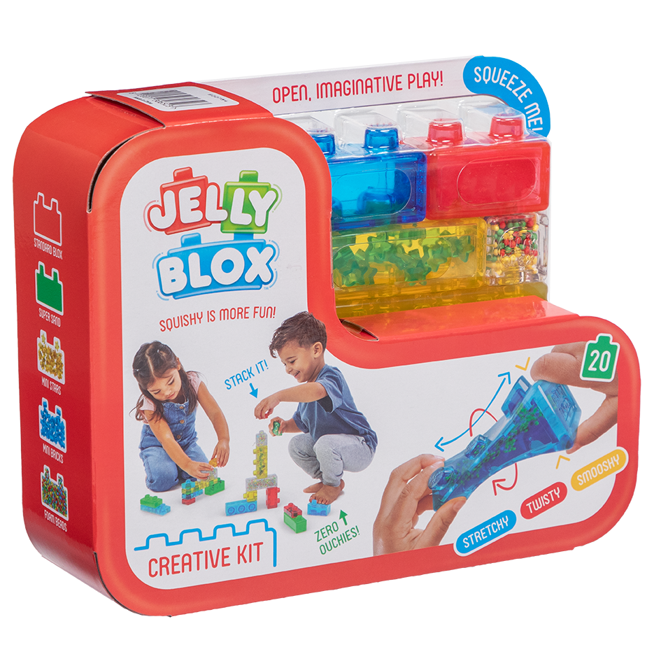 Black Jelly Blox - Creative Kit Sensory Building & Construction Toys