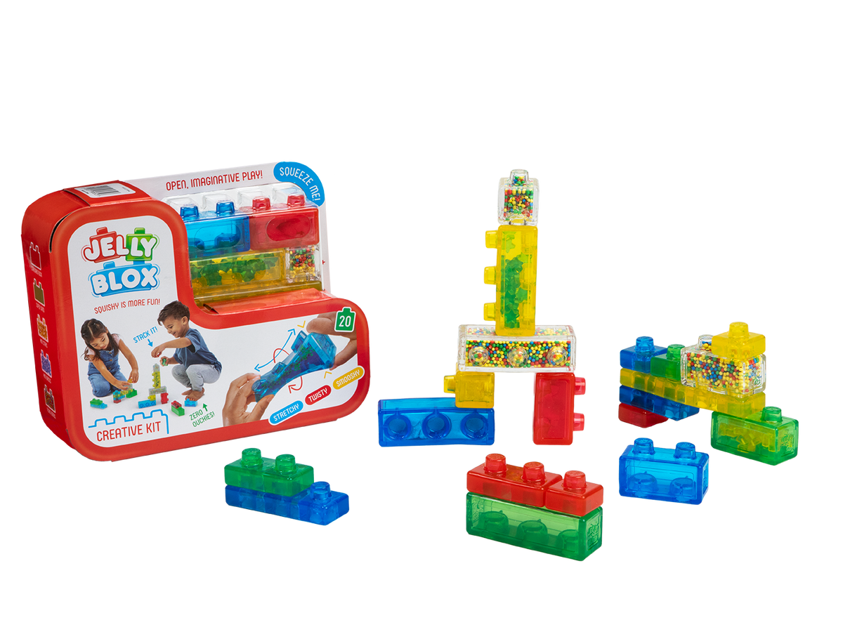 Black Jelly Blox - Creative Kit Sensory Building & Construction Toys