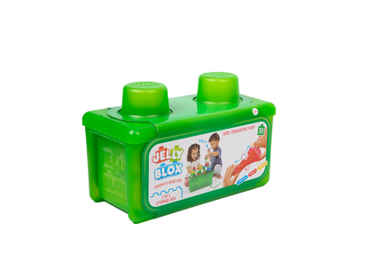 Black Jelly Blox - Stash & Stack 2 in 1 Storage Case Sensory Building & Construction Toys