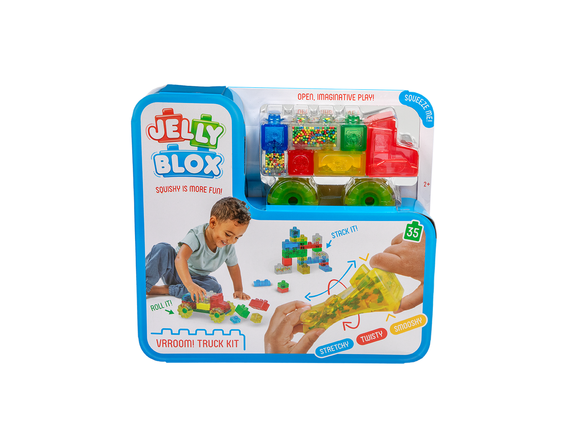 Light Gray Jelly Blox - Vroom! Truck Kit Sensory Building & Construction Toys