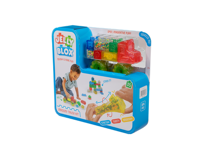 Black Jelly Blox - Vroom! Truck Kit Sensory Building & Construction Toys