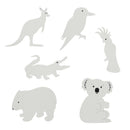 Card Diy Aus Animal Shapes 18Pc