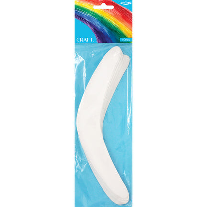 Sky Blue DIY Cardboard Boomerangs, 40Pc Craft Basics