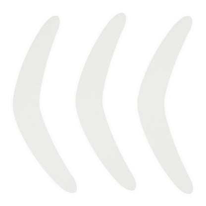 White Smoke DIY Cardboard Boomerangs, 40Pc Craft Basics