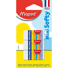 Gold Maped Mini Softy Eraser - 3 Pack Erasers